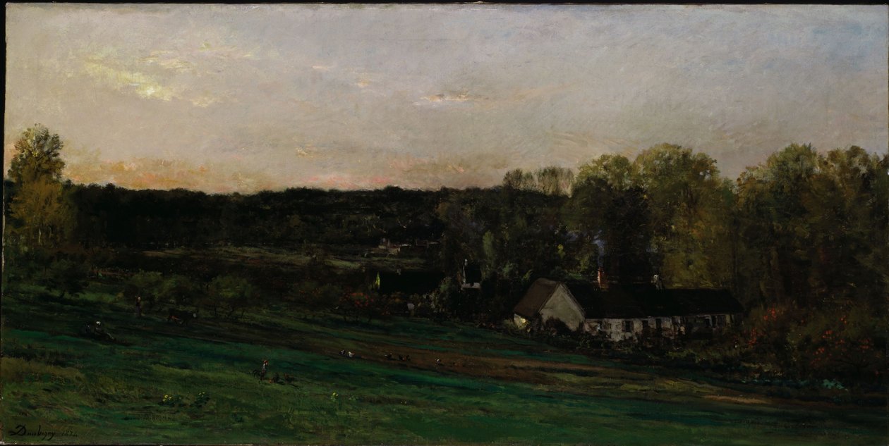 House of Mother Bazot, 1874 af Charles Francois Daubigny