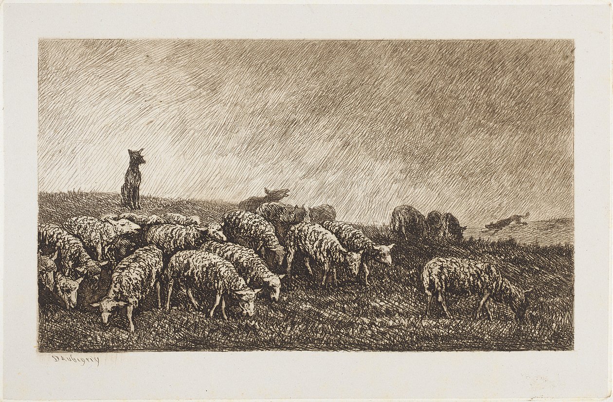 Hundens ur af Charles Francois Daubigny