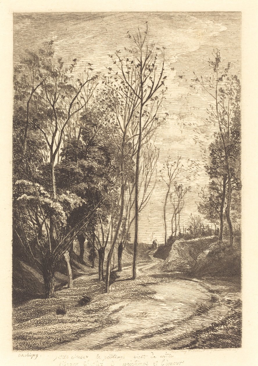 Små Fugle af Charles Francois Daubigny