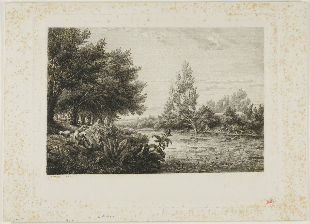 Tæt på Choisy-le-Roi af Charles Francois Daubigny