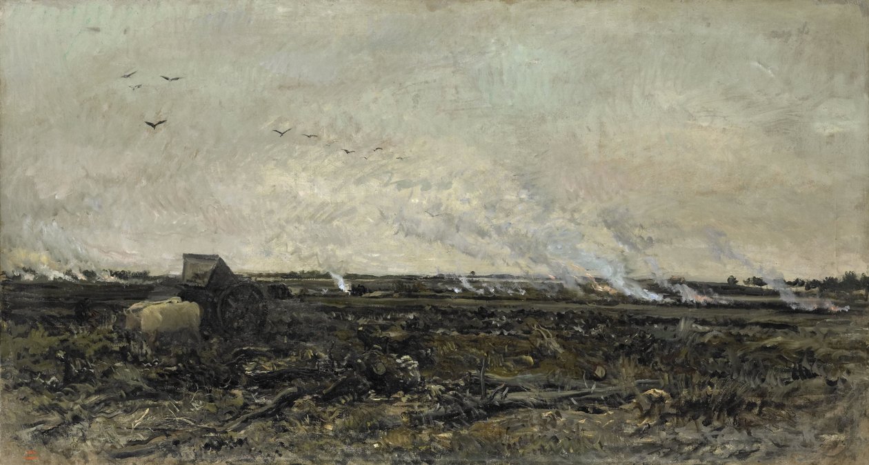 oktober af Charles Francois Daubigny