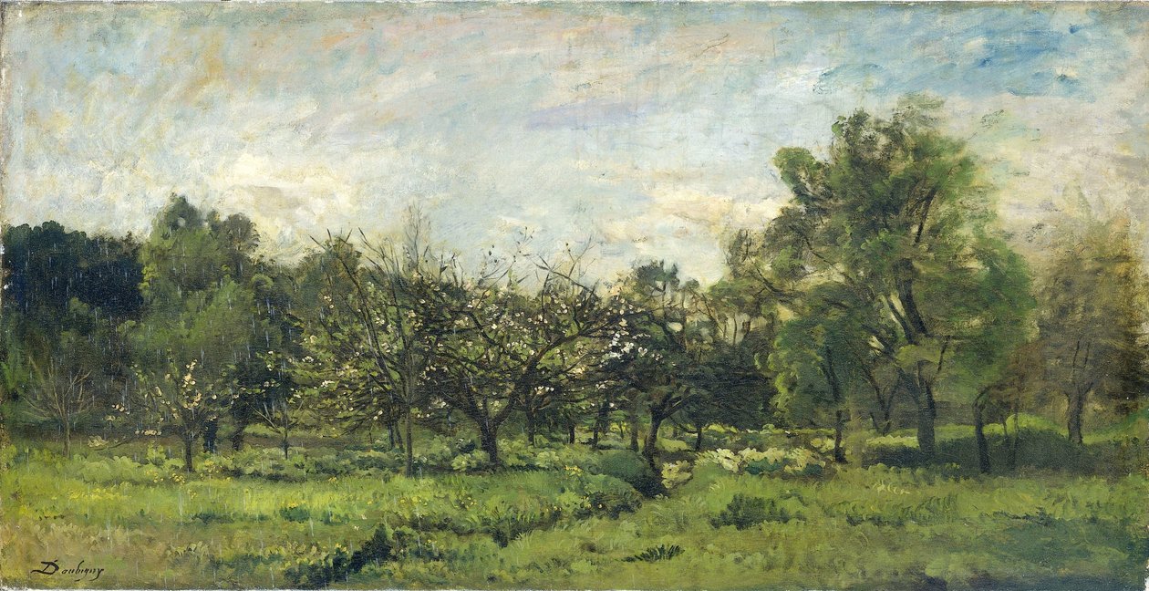 frugthave af Charles Francois Daubigny