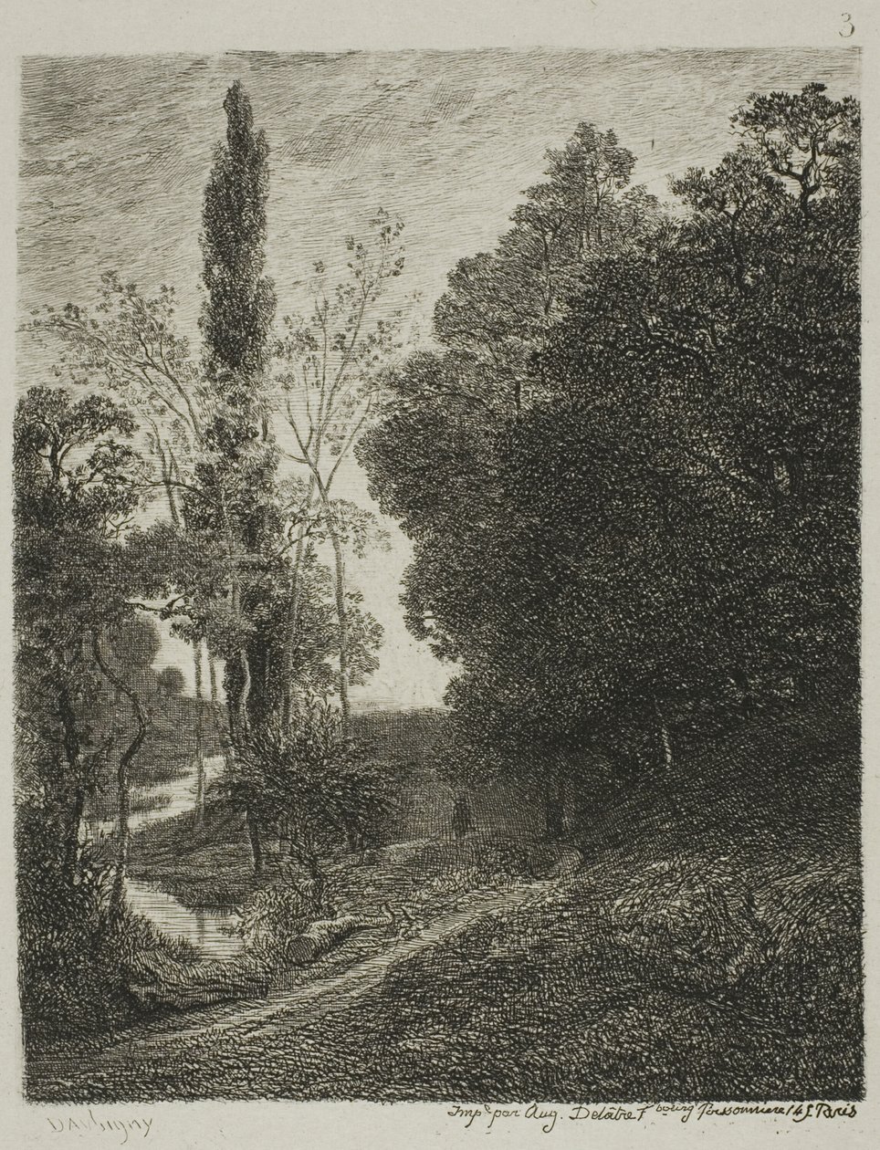 Fætterens banker af Charles Francois Daubigny