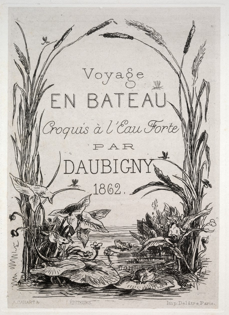 Bådturen af Charles Francois Daubigny