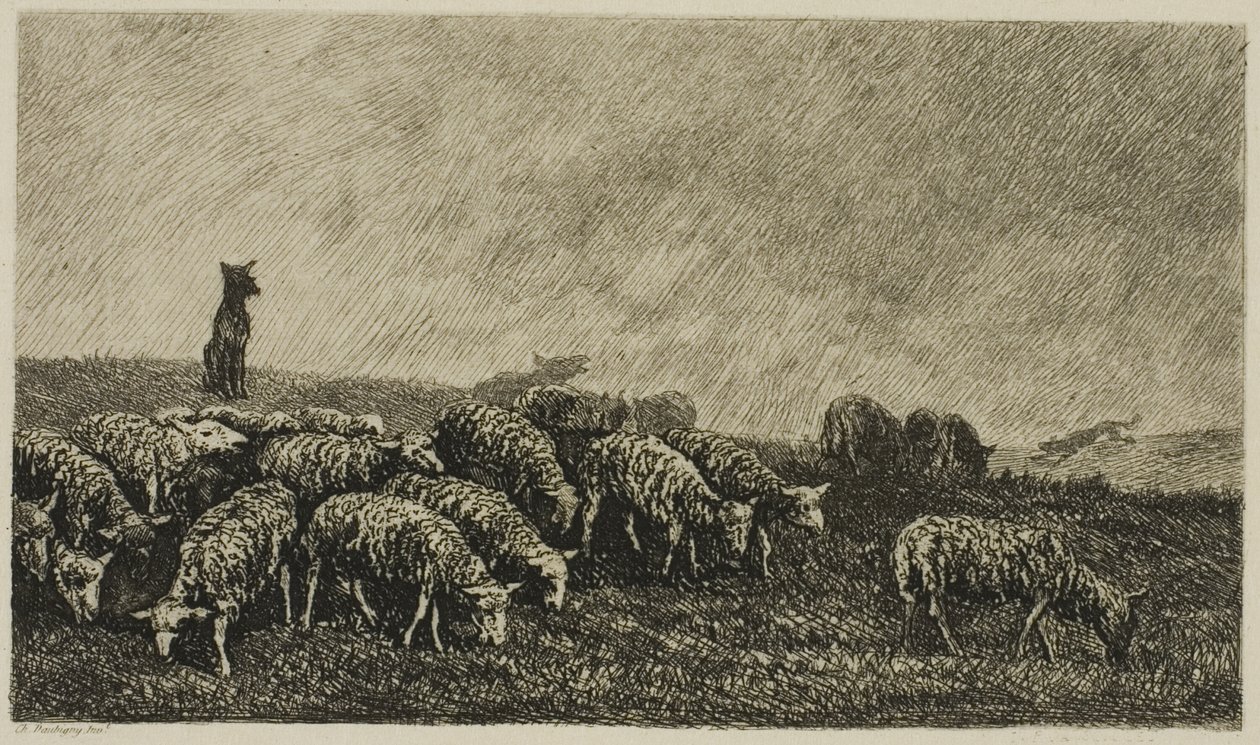 Hundens ur af Charles Francois Daubigny