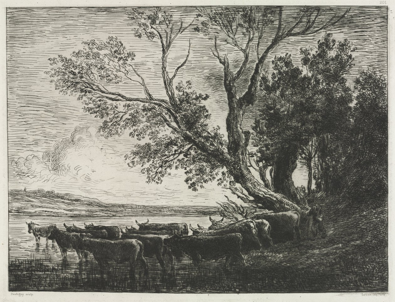 Forden af Charles Francois Daubigny