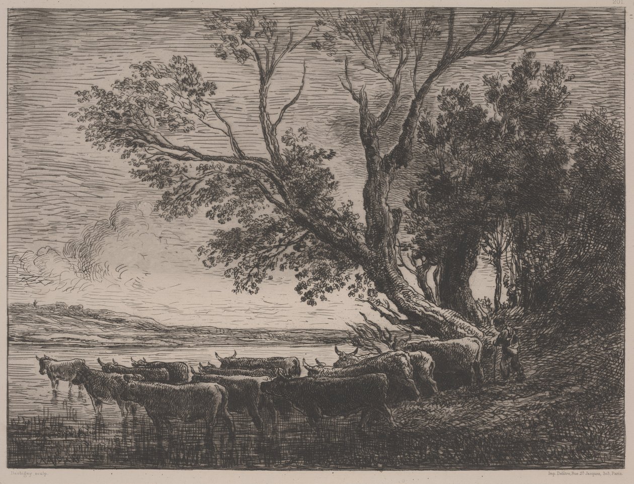 Forden af Charles Francois Daubigny