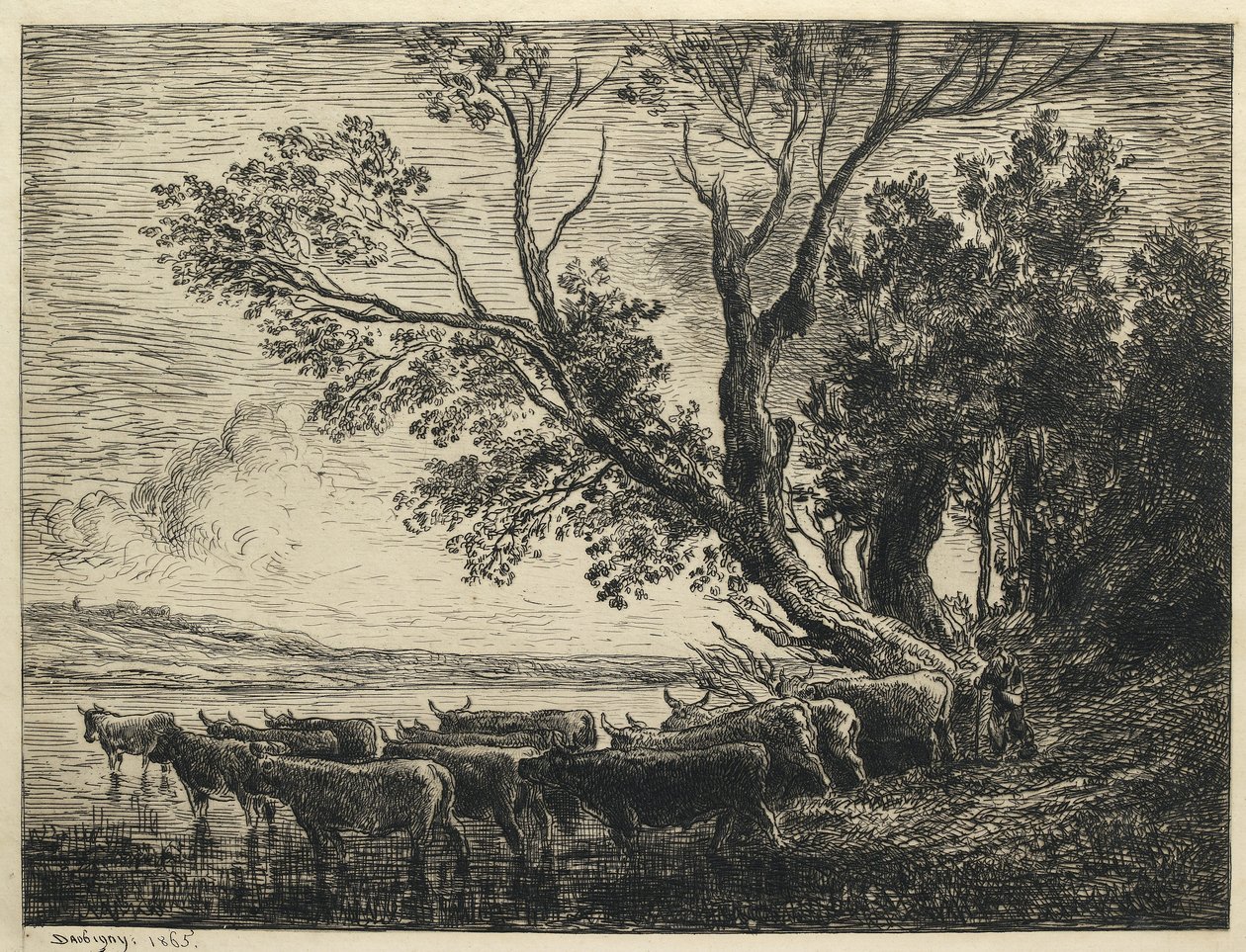 Ford, 1865 af Charles Francois Daubigny