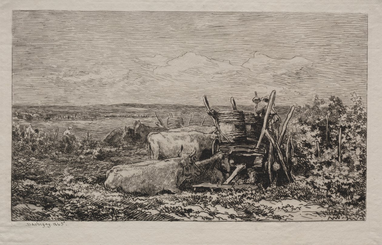 Druehøsten af Charles Francois Daubigny