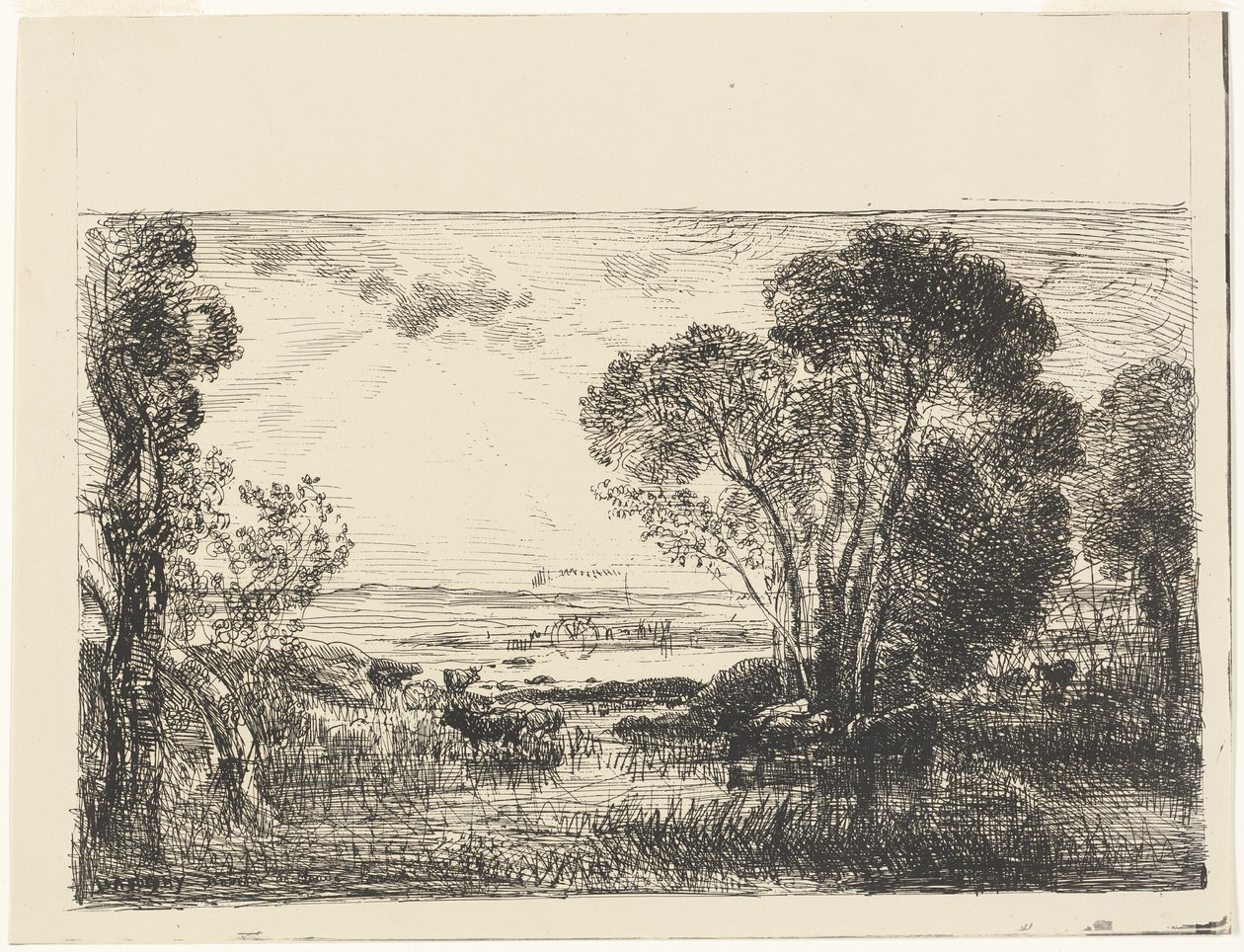 Den hydrauliske maskine af Charles Francois Daubigny