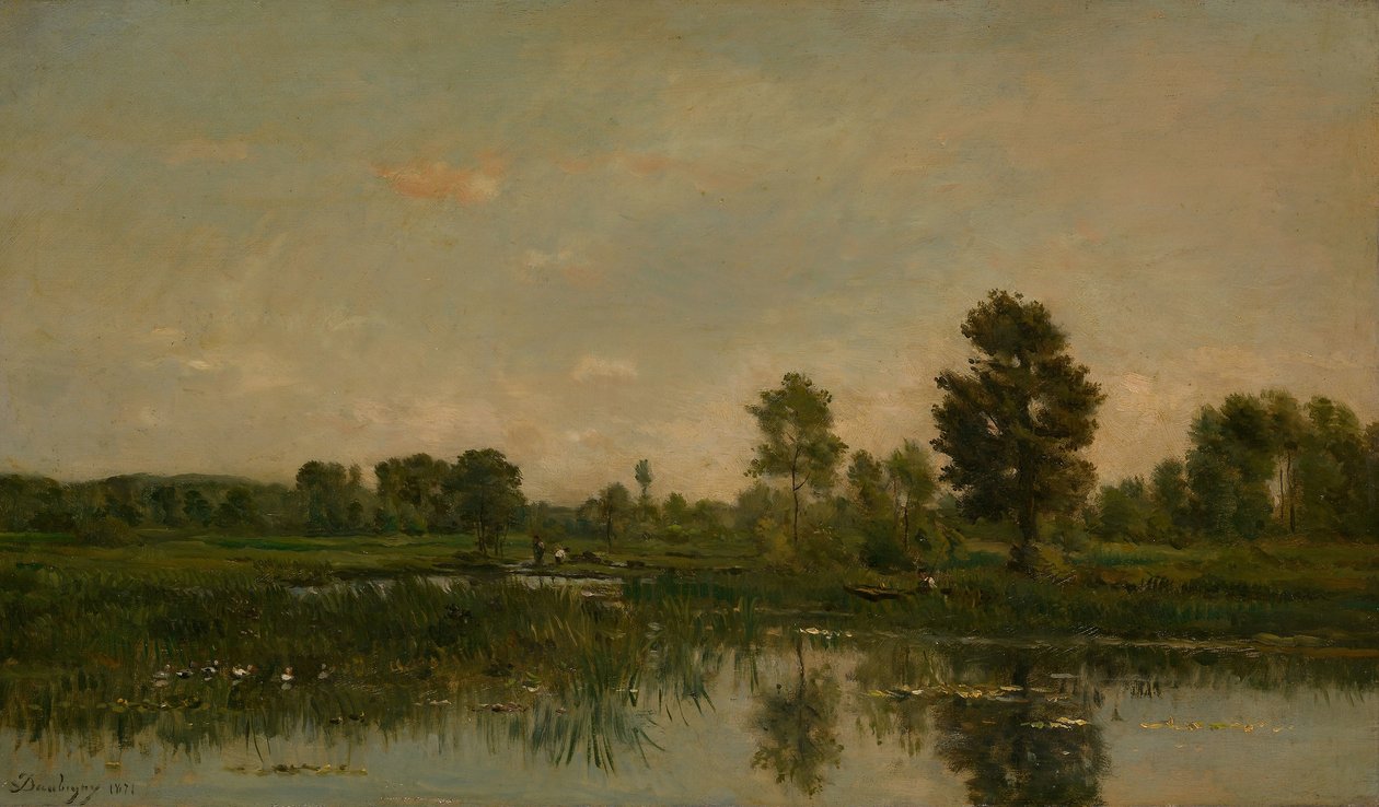 Marsken, 1871 af Charles Francois Daubigny