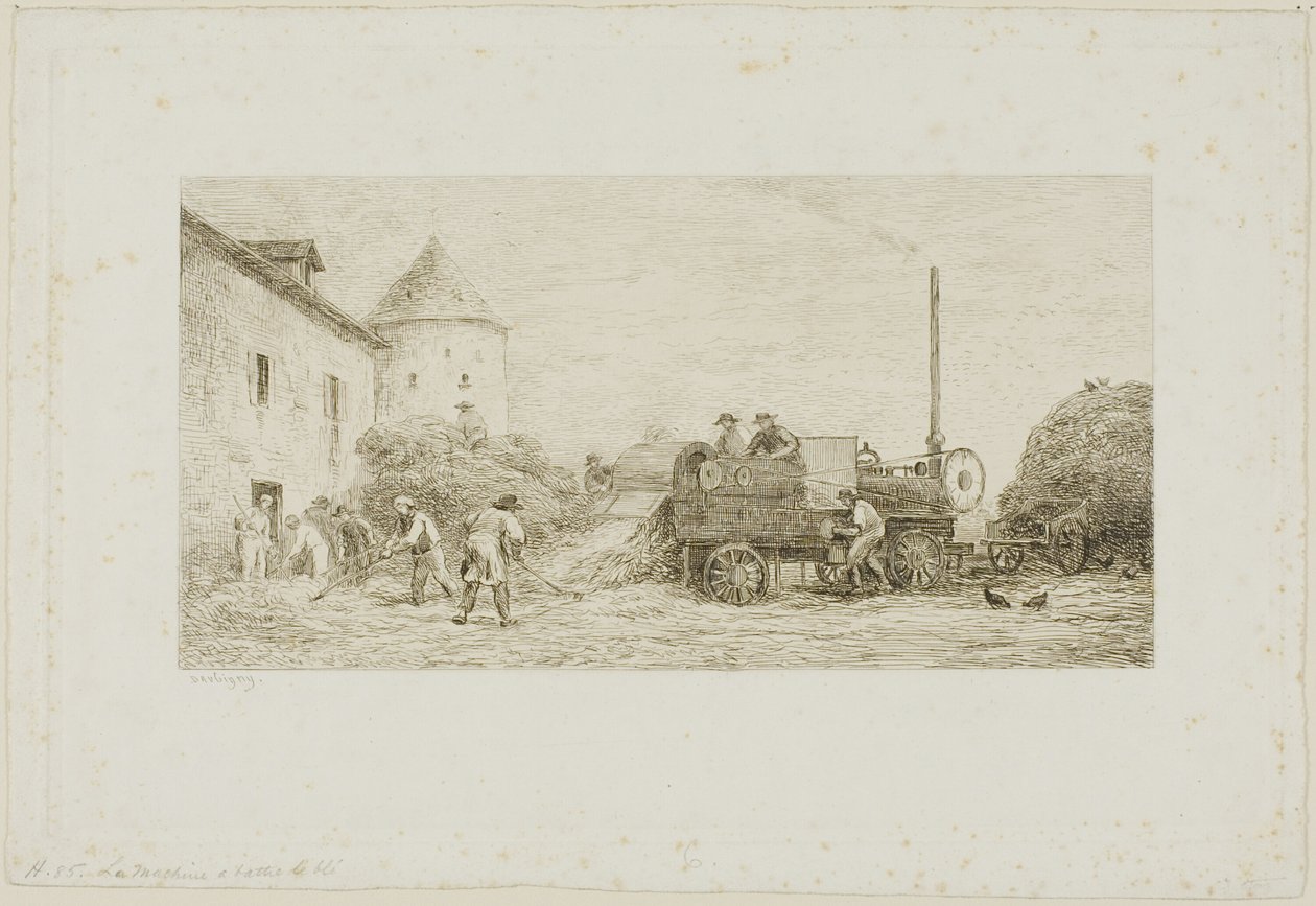 Høstemaskinen af Charles Francois Daubigny