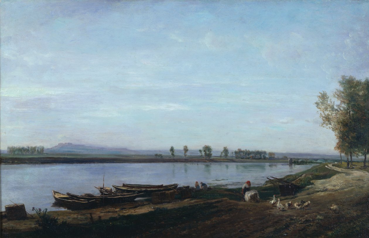 Seinen ved Bezons, Val dOise af Charles Francois Daubigny