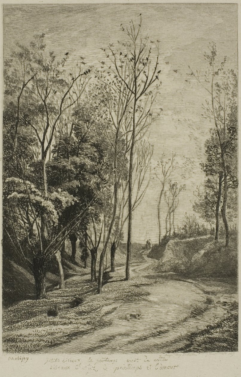 De små fugle af Charles Francois Daubigny
