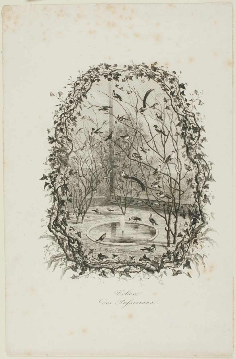 Spurvevolieren af Charles Francois Daubigny