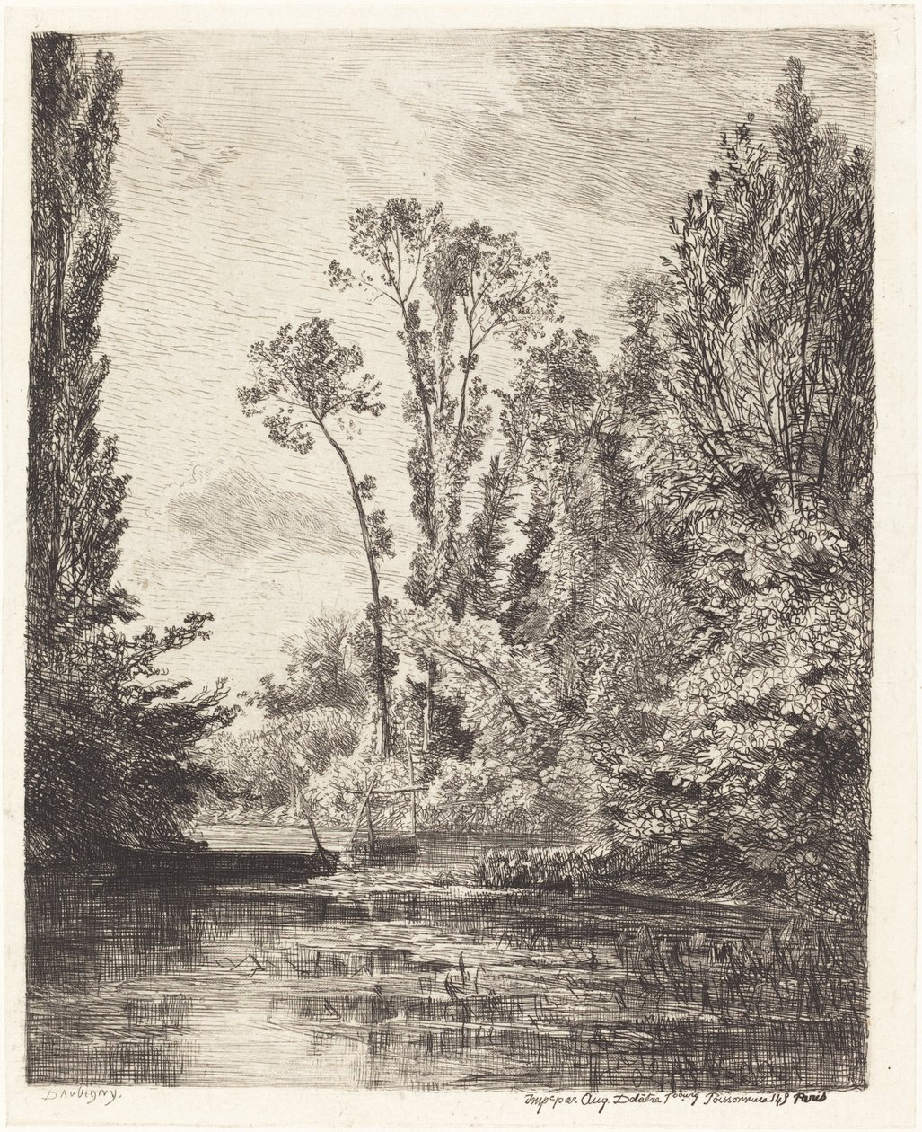Jomfruøerne i Bezons af Charles Francois Daubigny
