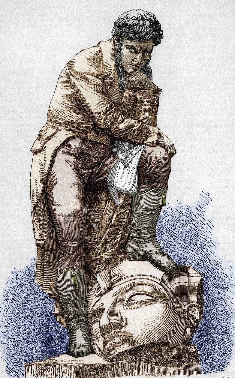 Jean Francois Champollion af Charles Francois Sellier