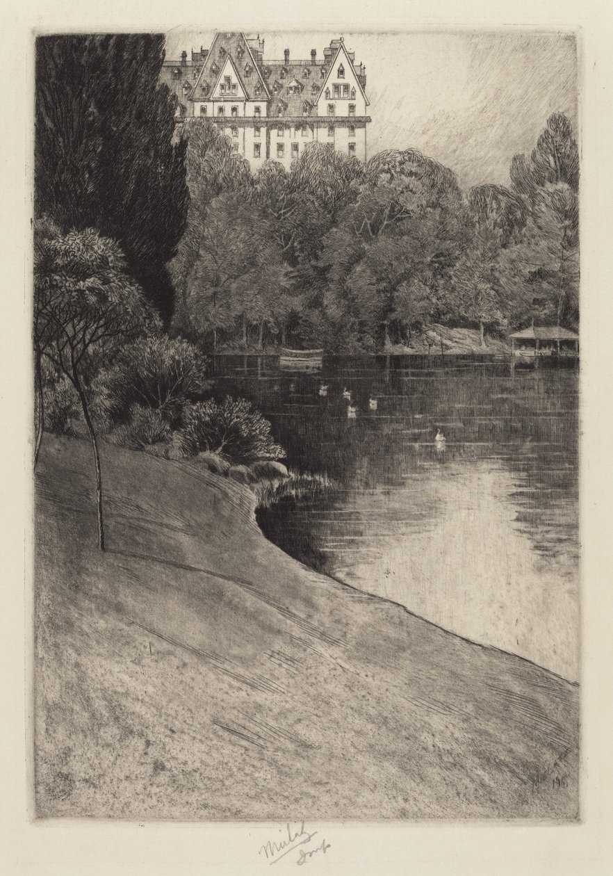 Lidt af Central Park af Charles Frederick William Mielatz