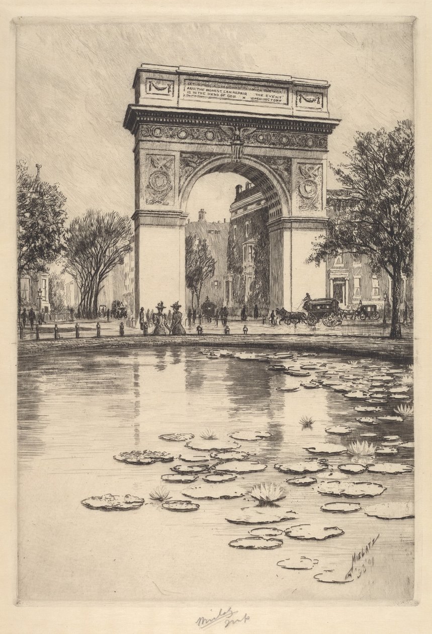 Washington Arch af Charles Frederick William Mielatz