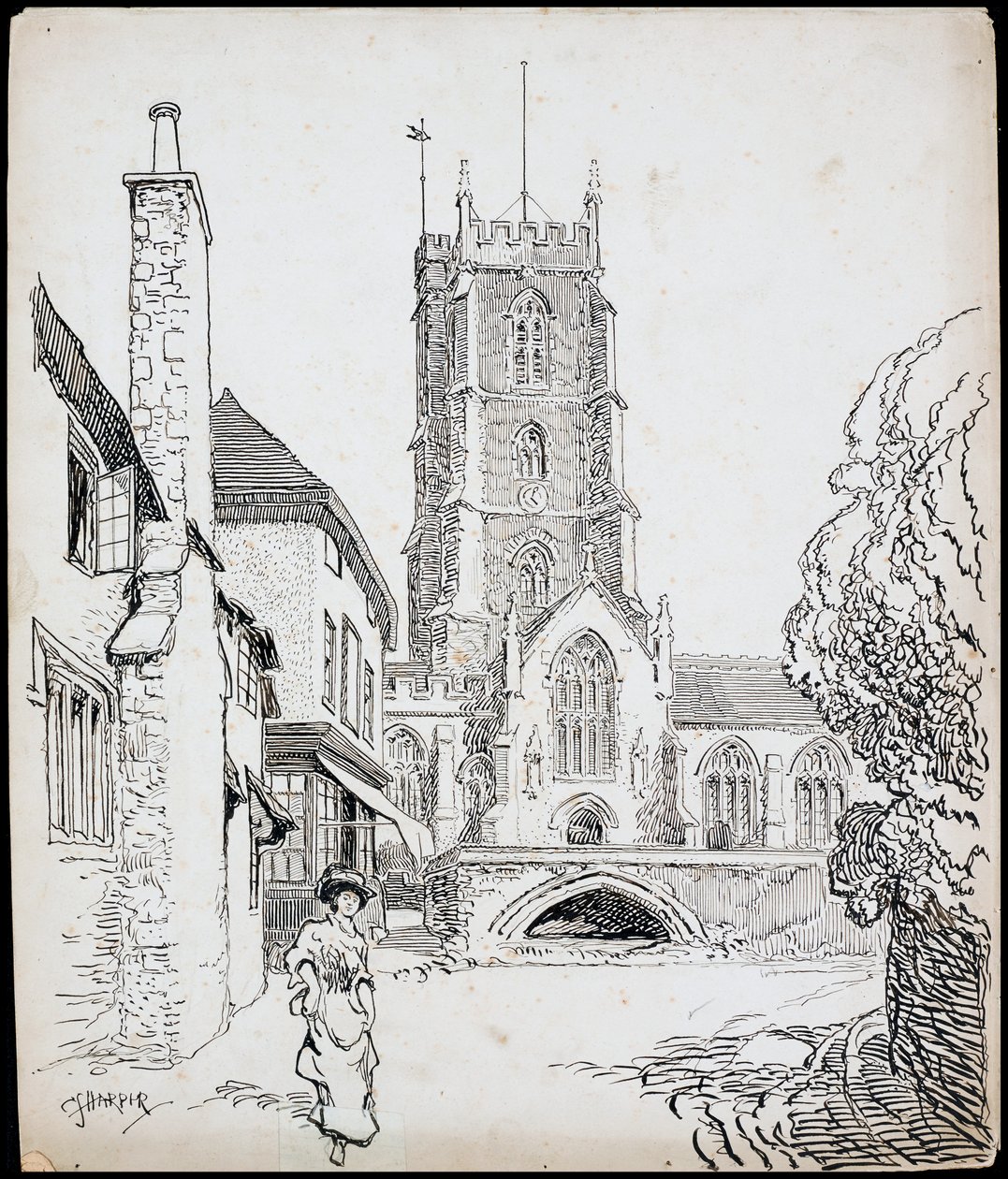 Priory Church of St George, Dunster, Somerset, 1892-1933 af Charles George Harper