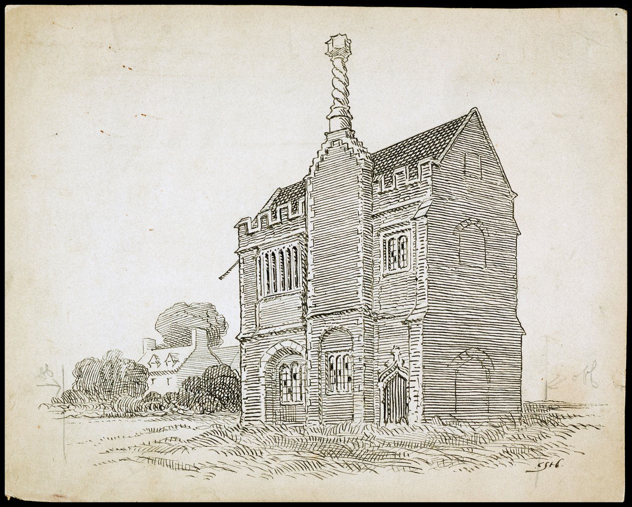 Warden Abbey, Old Warden, Central Bedfordshire af Charles George Harper