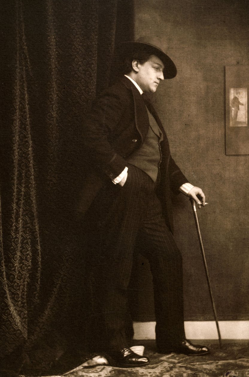 Portræt af Sacha Guitry 1885-1957, ca. 1905. af Charles Gerschel