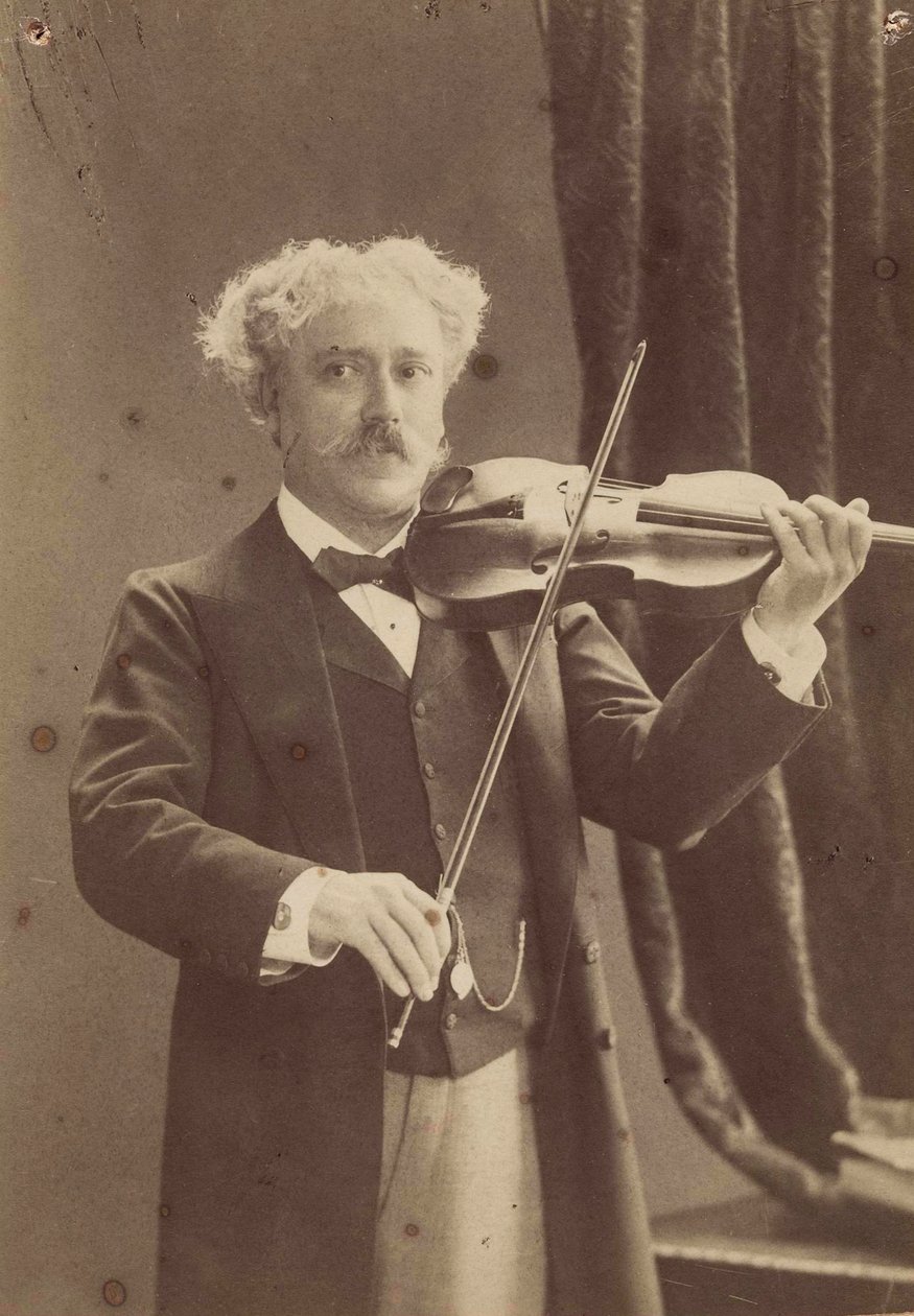 Portræt af violinisten og komponisten Paul de Sarasate 1844-1908, ca. 1890. af Charles Gerschel