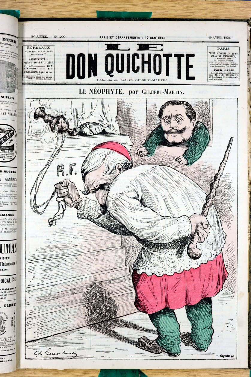 Cover af "" Le Don Quixote "", nummer 200, Satirique en Couleurs af Charles Gilbert Martin