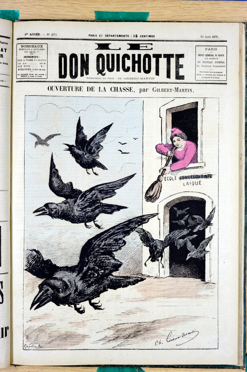 Cover af "" The Don Quixote"", nummer 271, Satirique en Colours af Charles Gilbert Martin