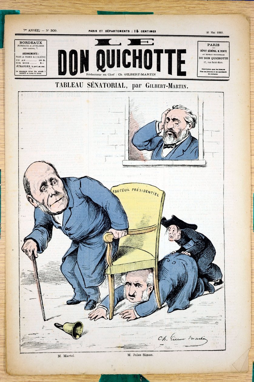 Cover af "" The Don Quixote"", nummer 309, Satirique en Colours af Charles Gilbert Martin