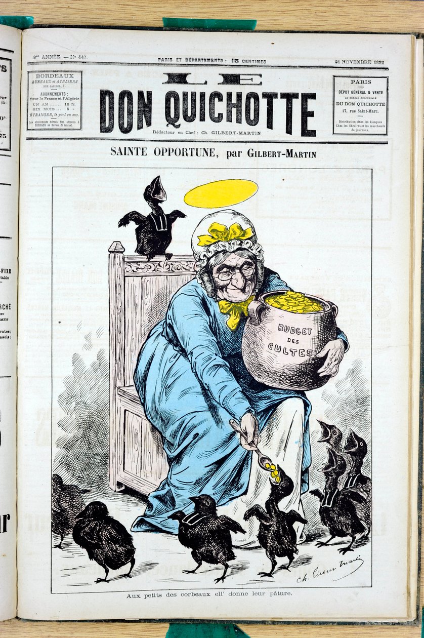 Cover af "" The Don Quixote"", nummer 440, Satirical en Colours af Charles Gilbert Martin