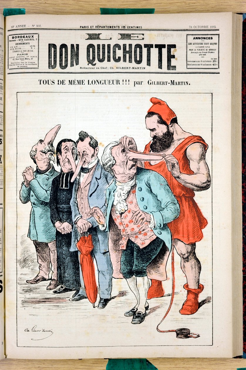 Cover af "" The Don Quixote"", nummer 592, Satirical en Colours af Charles Gilbert Martin