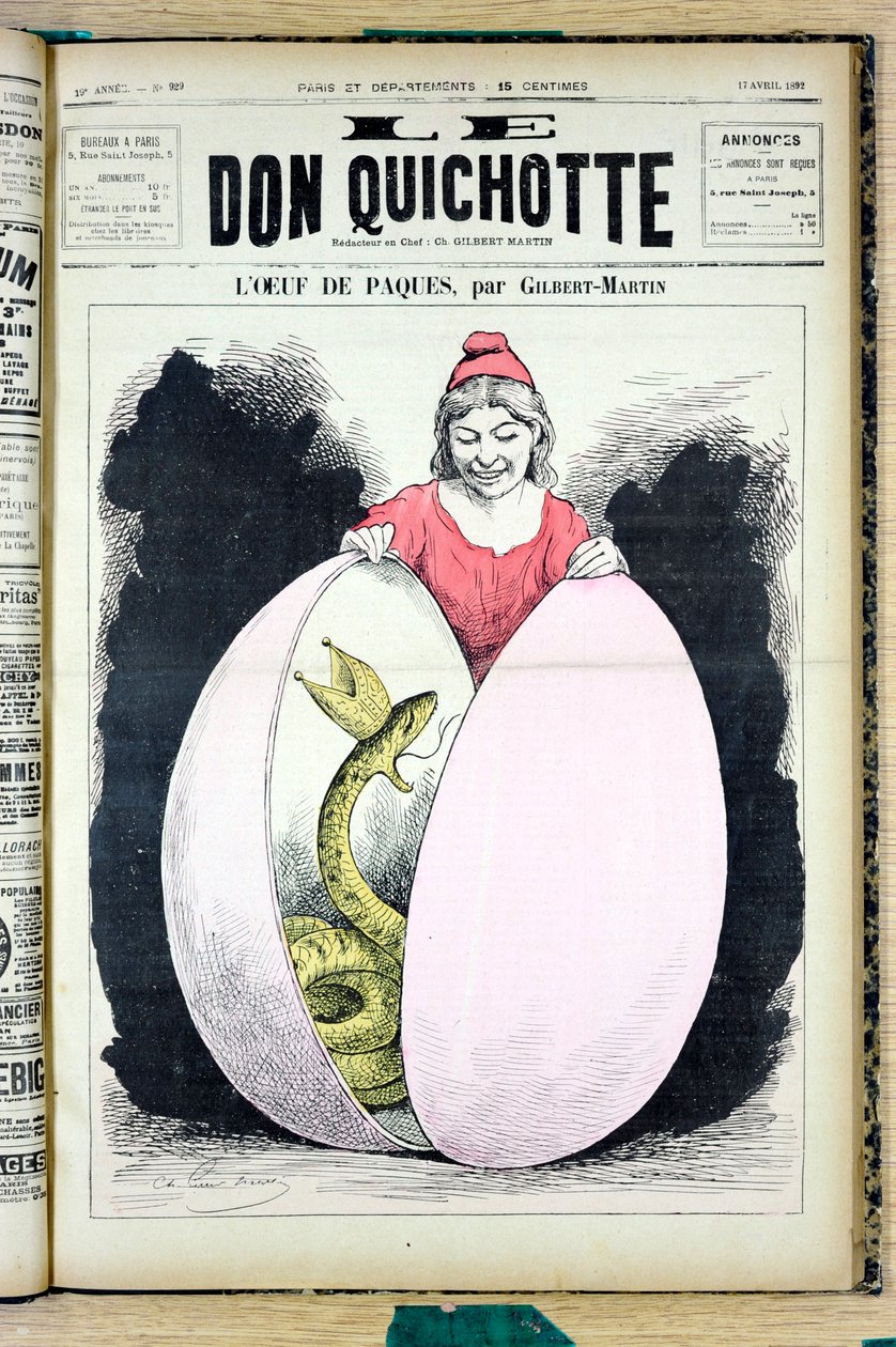 Cover af "" The Don Quixote"", nummer 929, Satirique en Colours af Charles Gilbert Martin