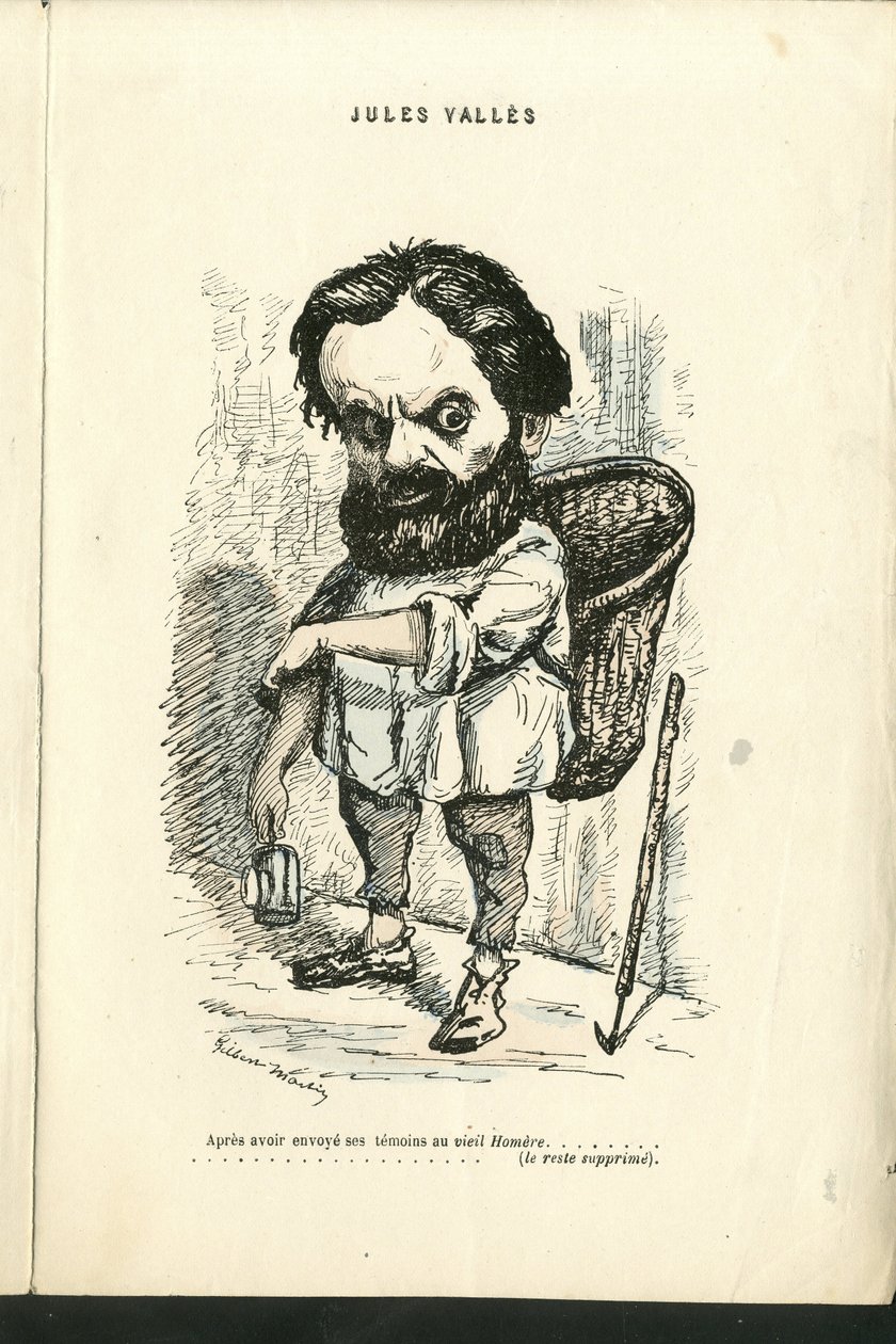 Illustration af Charles Gilbert-Martin (1839-1905) i "" Contemporary Grimaces"" af Charles Gilbert Martin