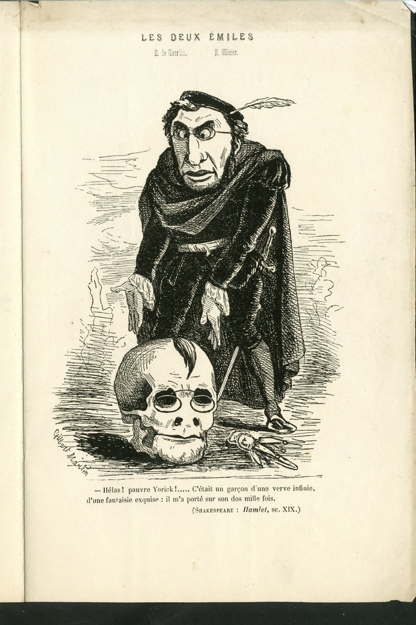 Illustration af Charles Gilbert-Martin (1839-1905) i "" Contemporary Grimaces"" af Charles Gilbert Martin