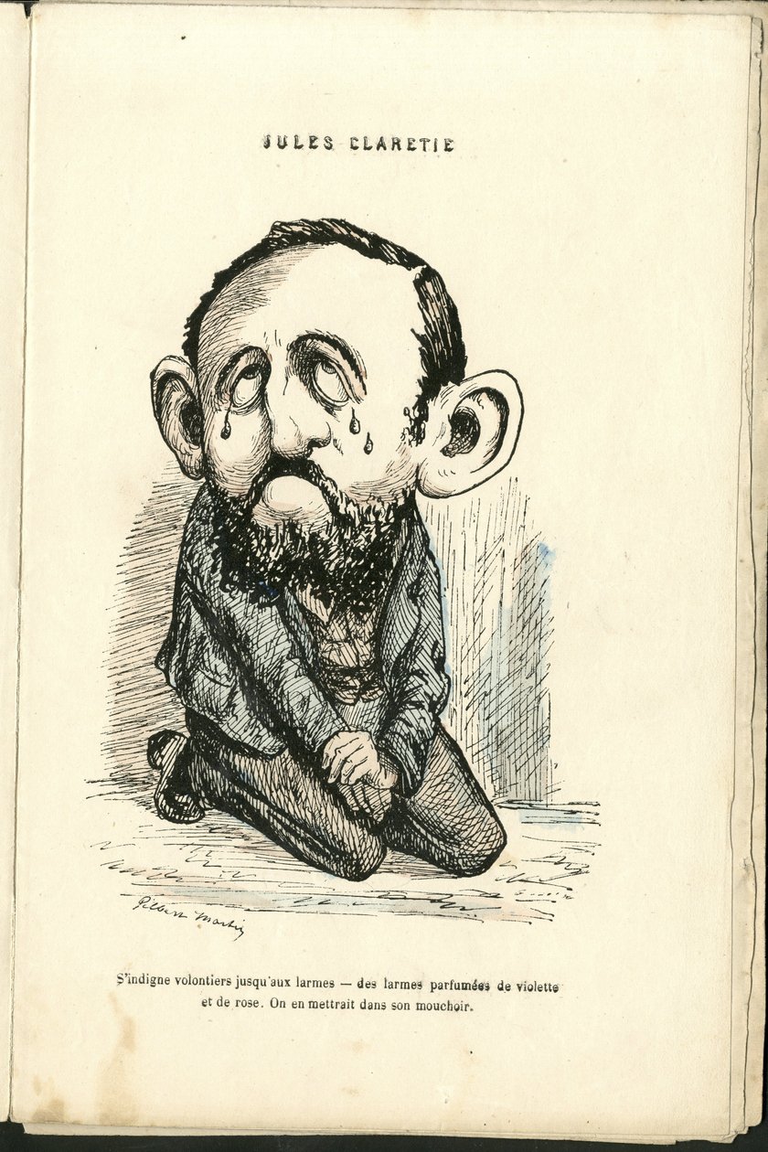 Illustration af Charles Gilbert-Martin (1839-1905) i "" Contemporary Grimaces"" af Charles Gilbert Martin