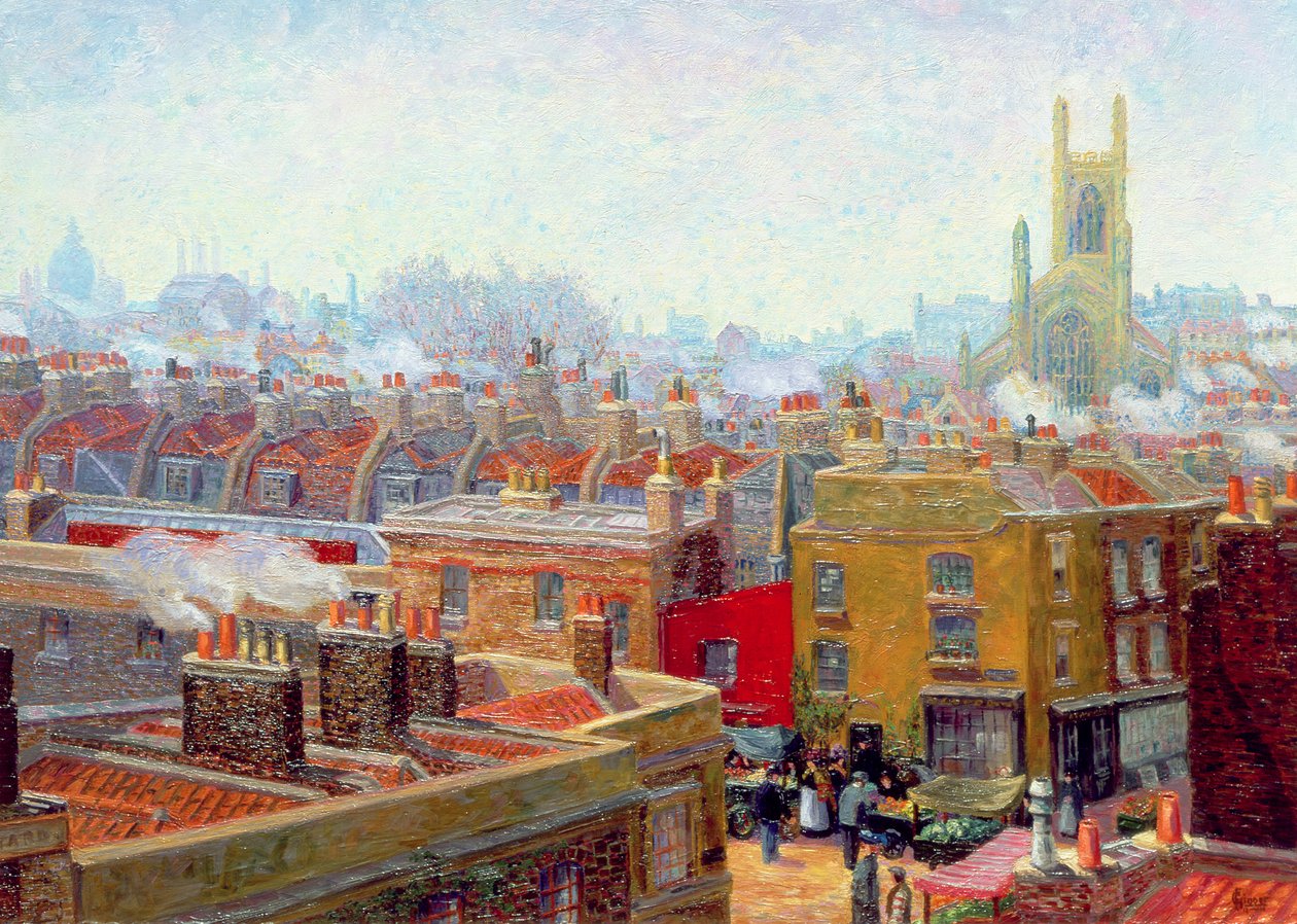 Et hjørne i Chelsea af Charles Ginner