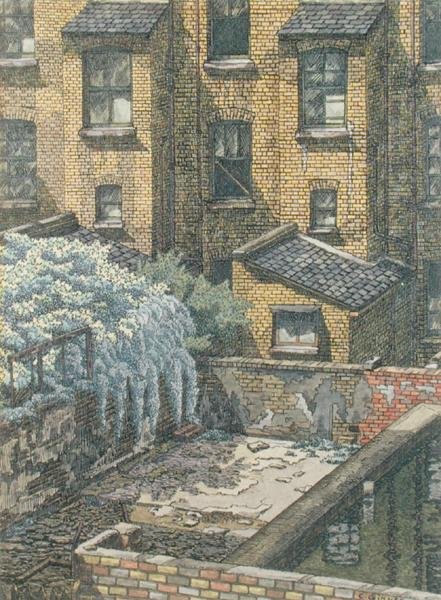 Øde huse, Pimlico af Charles Ginner