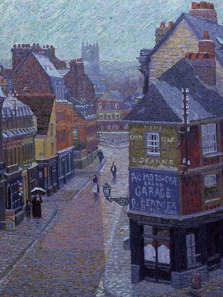 fransk by af Charles Ginner
