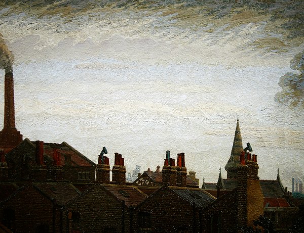 Tag-toppe, Pimlico af Charles Ginner