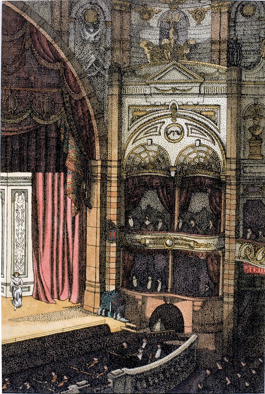Colosseum (blæk og akvarel på papir) af Charles Ginner