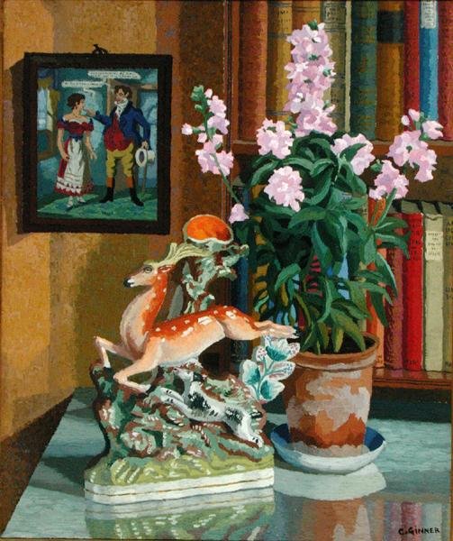 Den jagede kronhjort af Charles Ginner