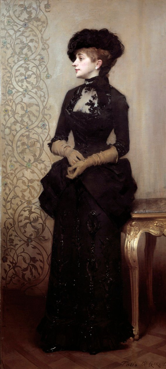 The Parisian af Charles Giron (1850-1914) 1883 (maleri) af Charles Giron