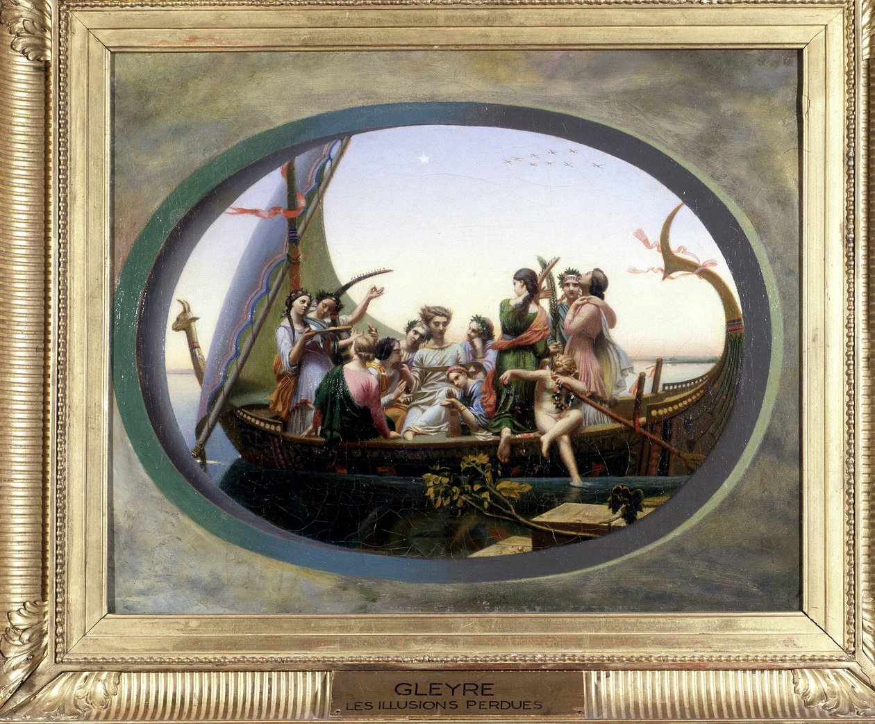 Lost illusions af Charles Gleyre (1806 - 1874), olie på lærred. af Charles Gleyre
