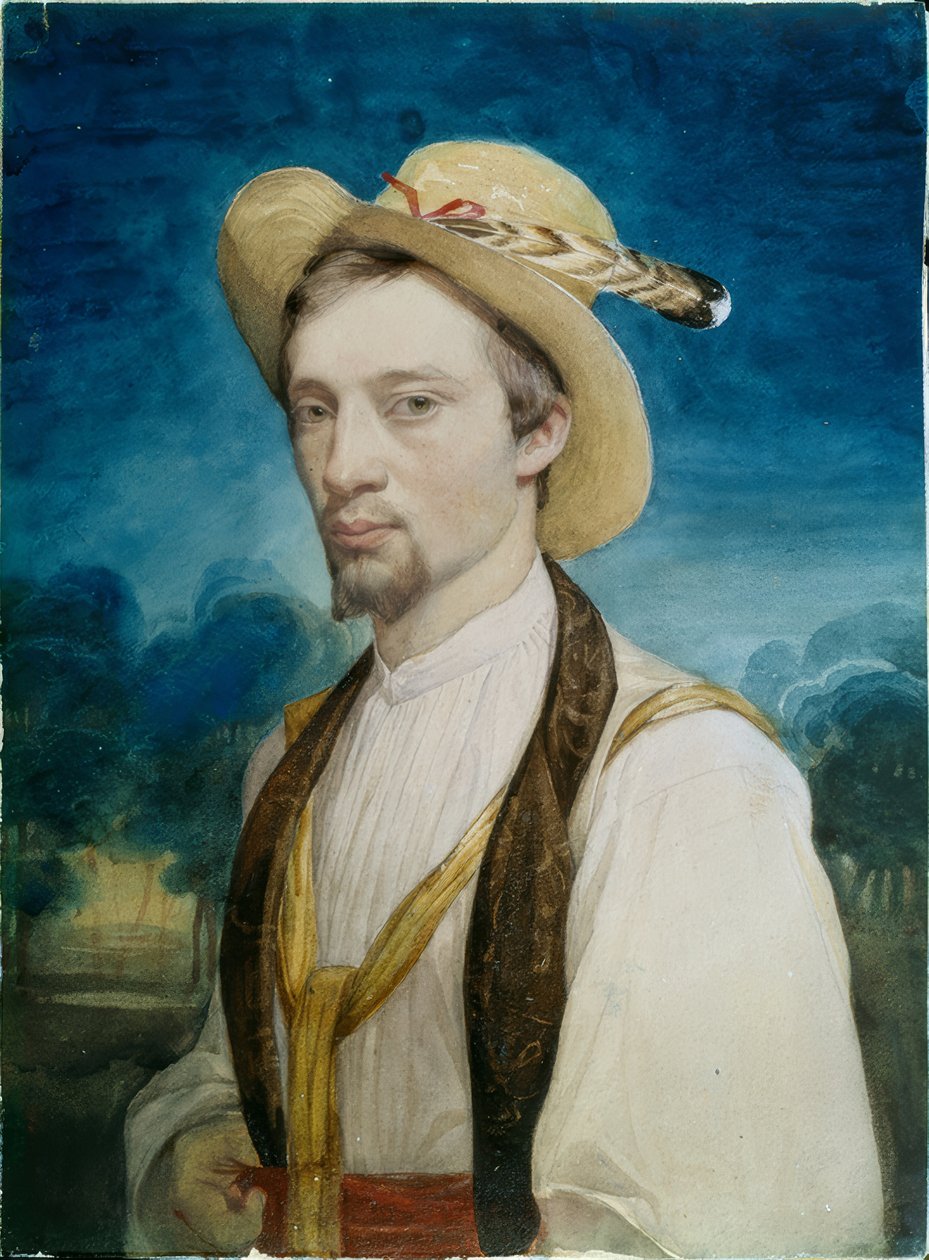 Selvportræt Charles Gleyre af Charles Gleyre