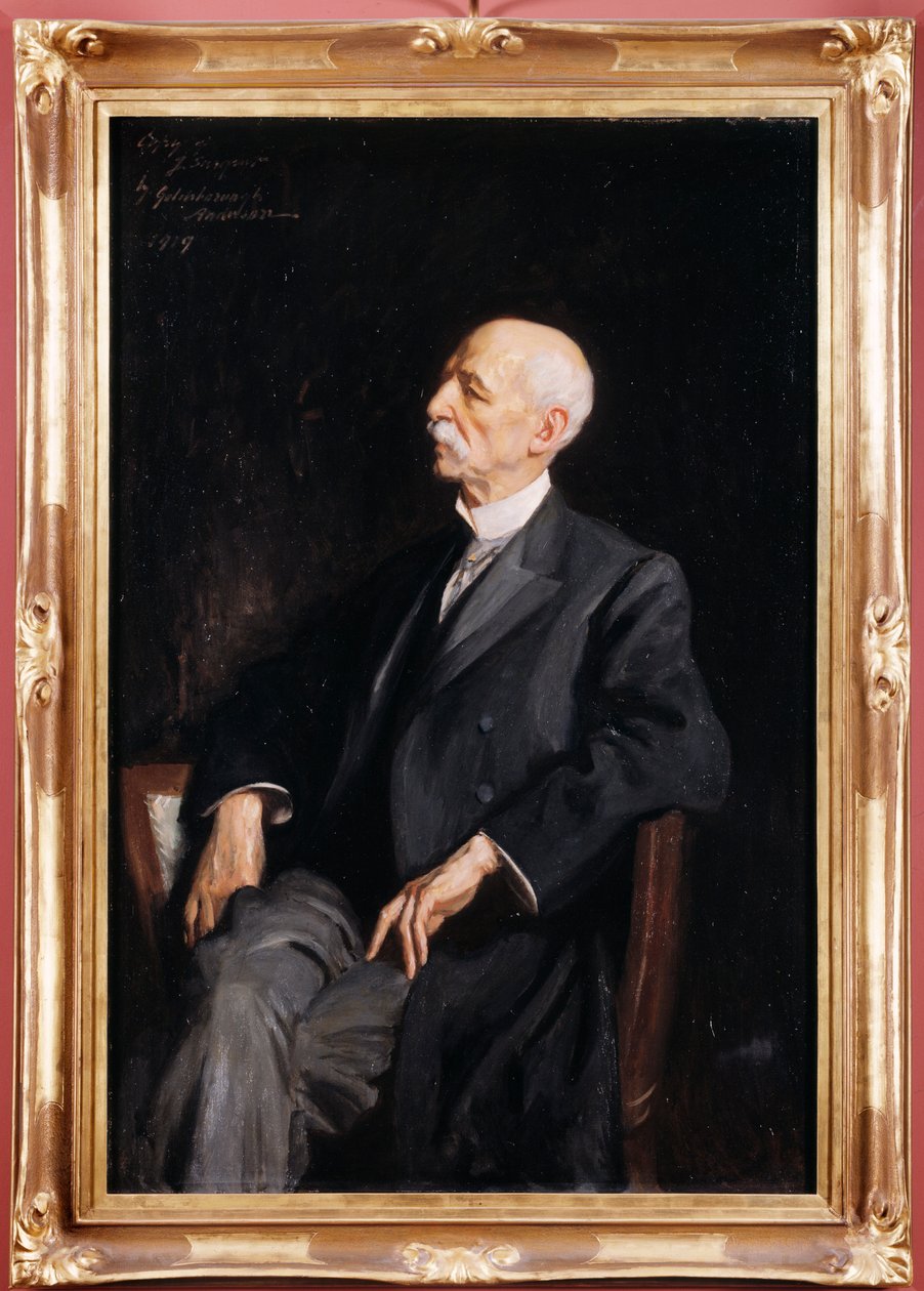 Manuel Patricio Rodriguez Garcia sidder i lænestol af Charles Goldsborough Anderson