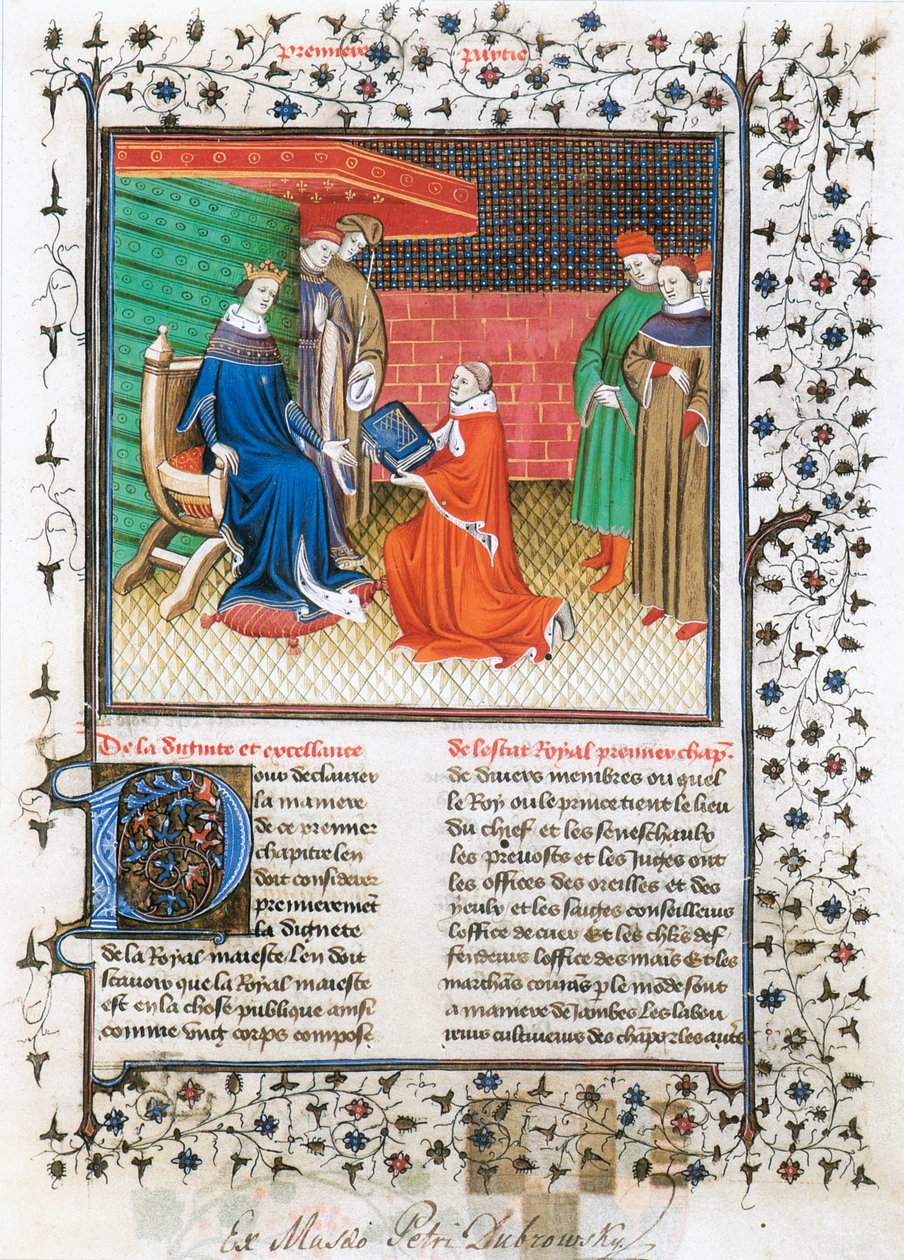 Information til konger og prinser (pergament) af Charles Golin