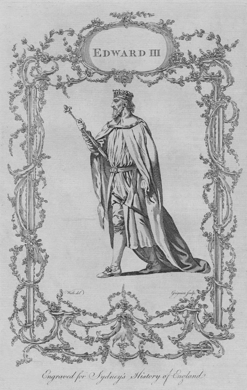 Edward III, 1773. af Charles Grignion