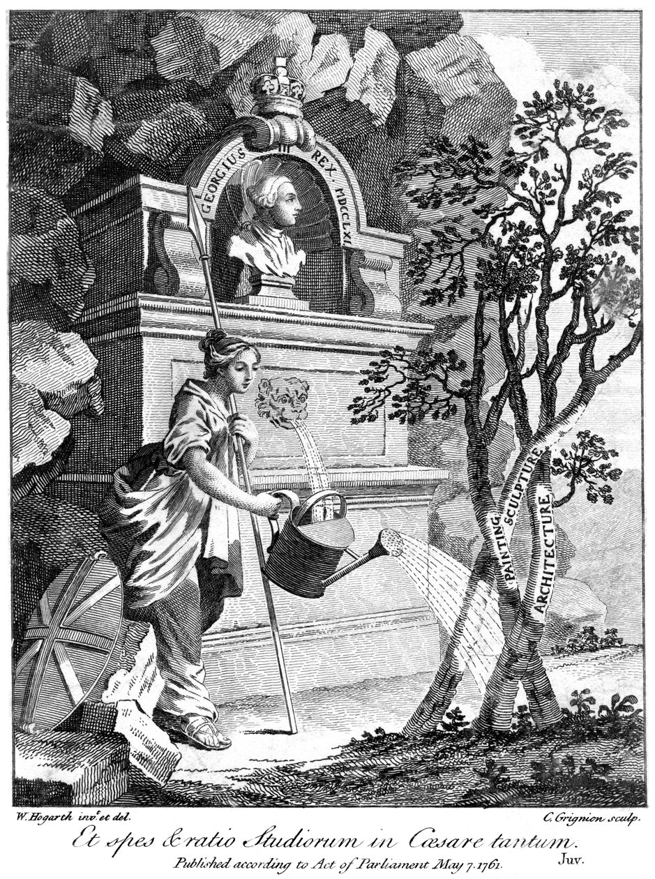 George III af Det Forenede Kongerige, 1761 af Charles Grignion
