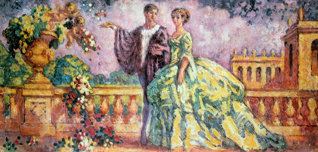 Promenaden, 1911 af Charles Guerin